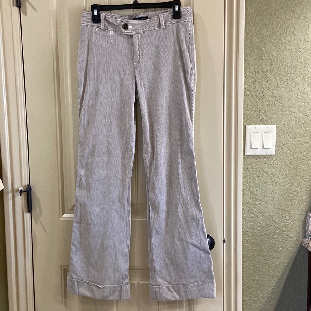 Striped Martin Fit Dress Pants By Banana Republic Brand Guc